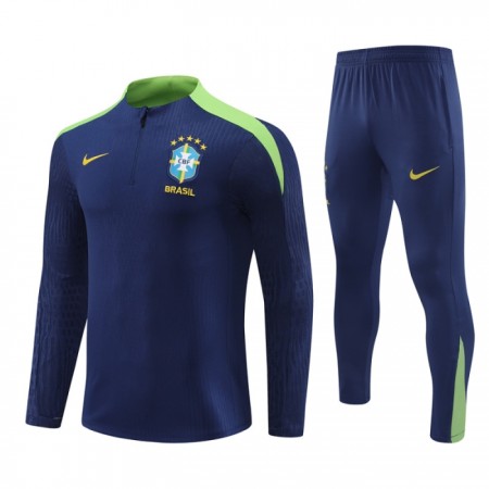 Brasil Sudadera De Entrenamiento 2024-25 Cuarto-Cremallera Armada